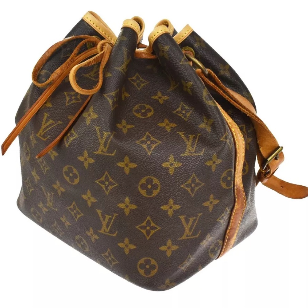 Louis Vuitton Monogram Drawstring Bucket Bag in Brown and Tan - Picture 2 of 14